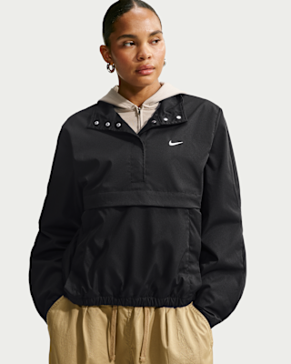 Nike Sportswear Women's Loose 1/4-Snap Jacket. Nike.com
